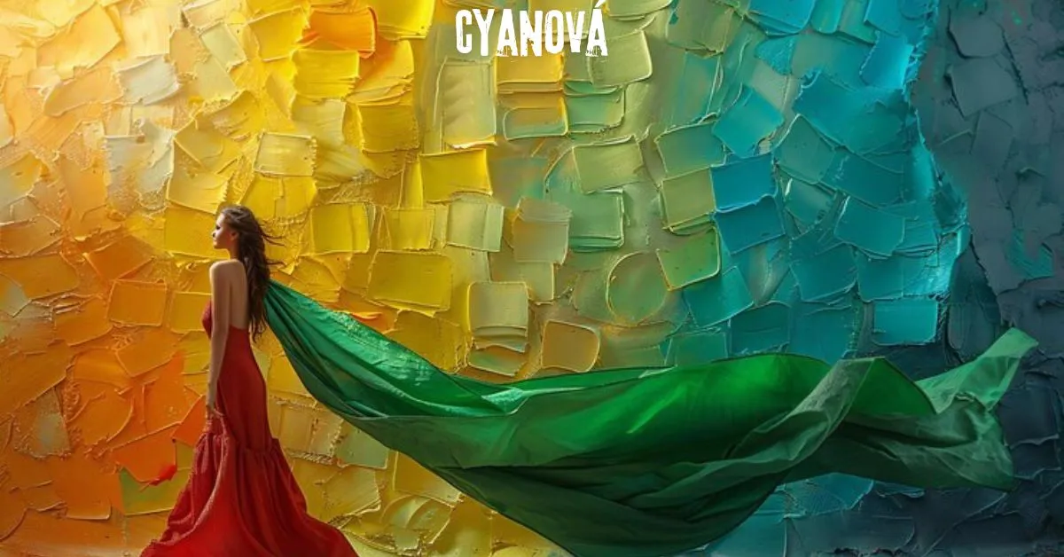 cyanová